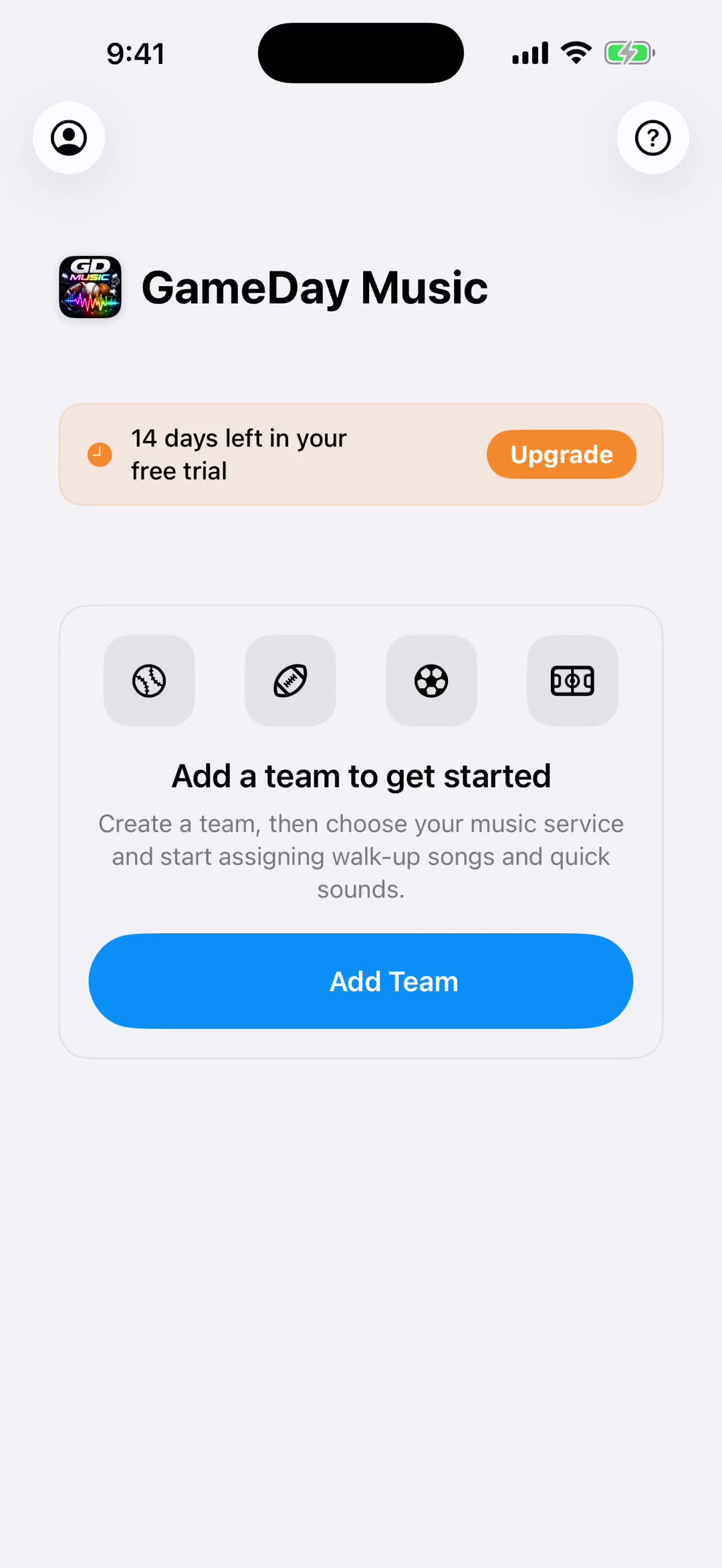 Create Your First Team