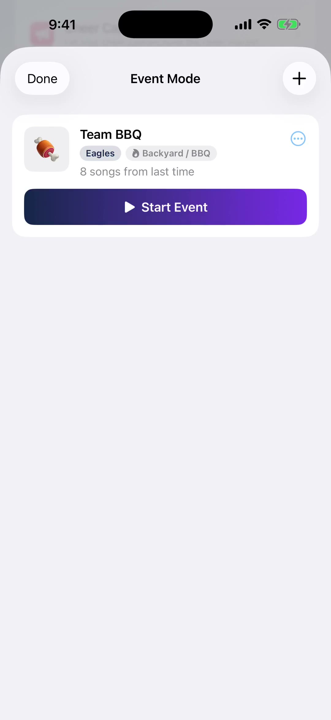 Event Mode