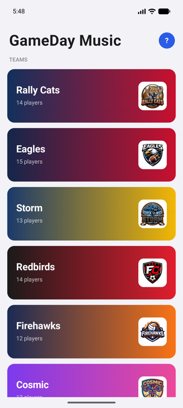 Every team you run