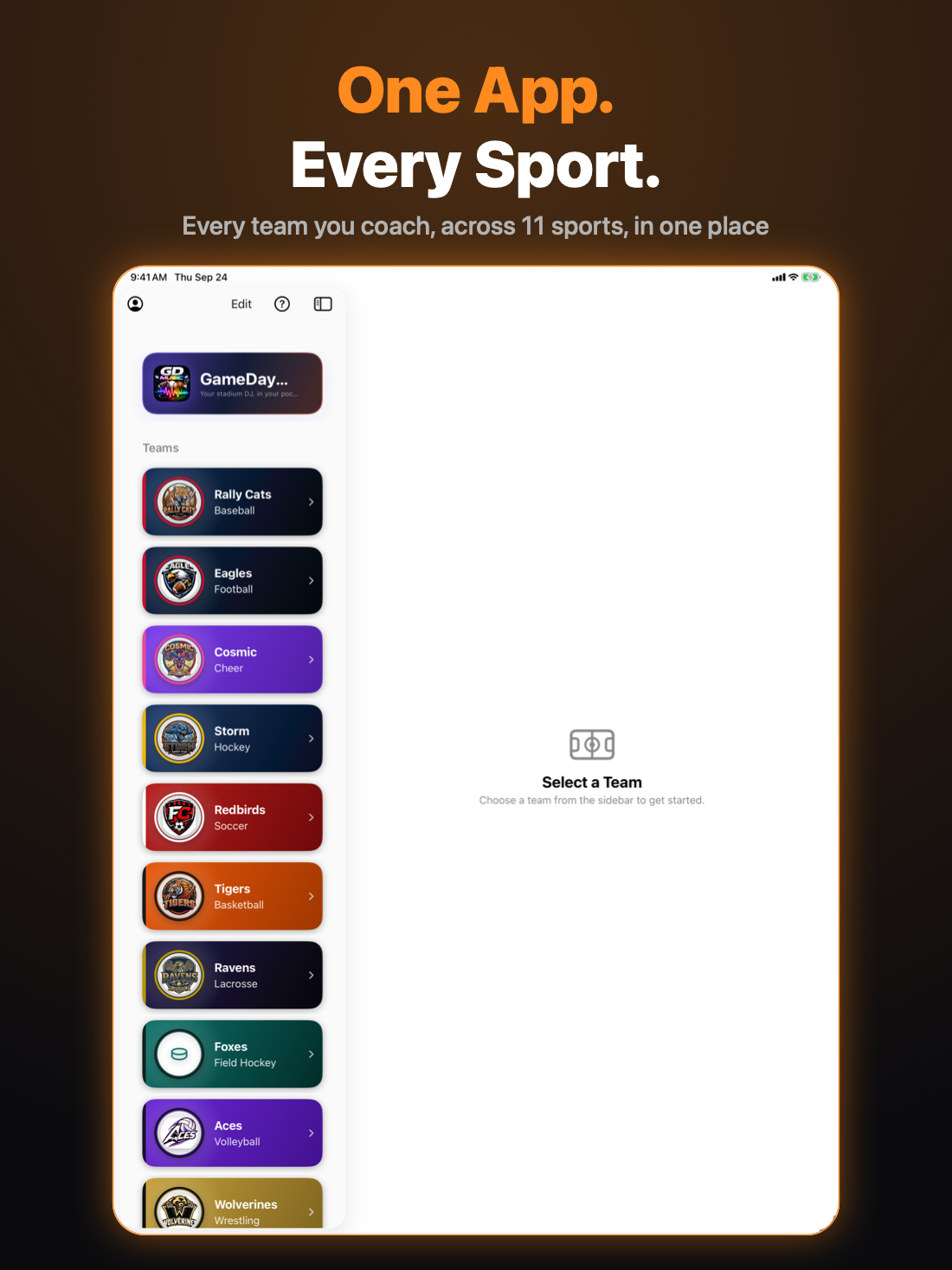 One App. Every Sport.