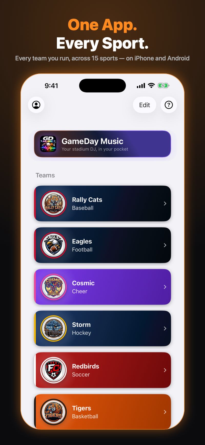 One App. Every Sport.